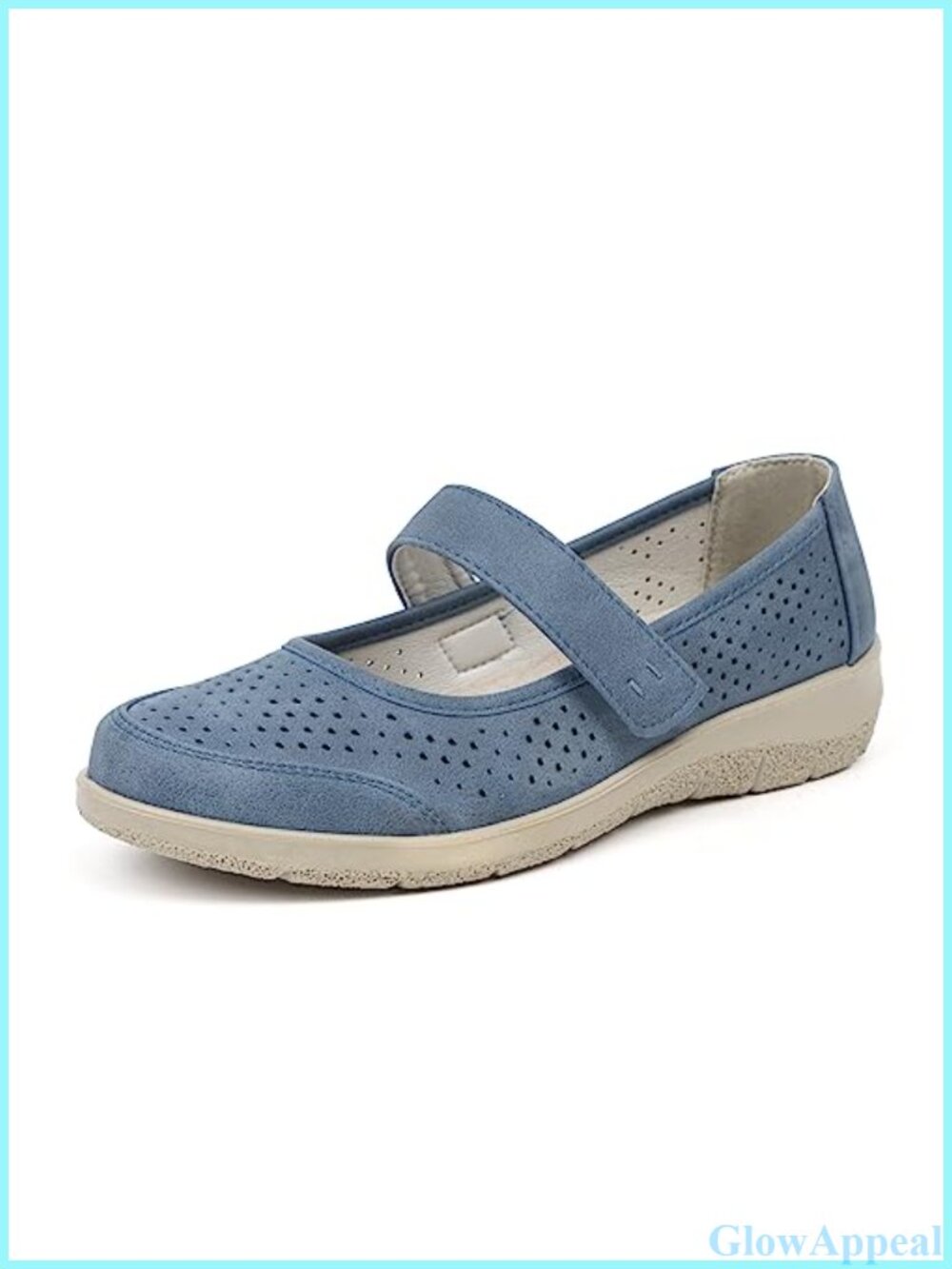 Mary Jane Flats Orthopedic Breathable Slip-On Lightweight Comfort Walking Shoes